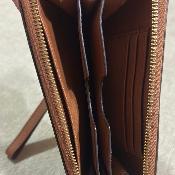 Michael Kors Tan Wristlet with Gold Accents - Picture 5 of 7